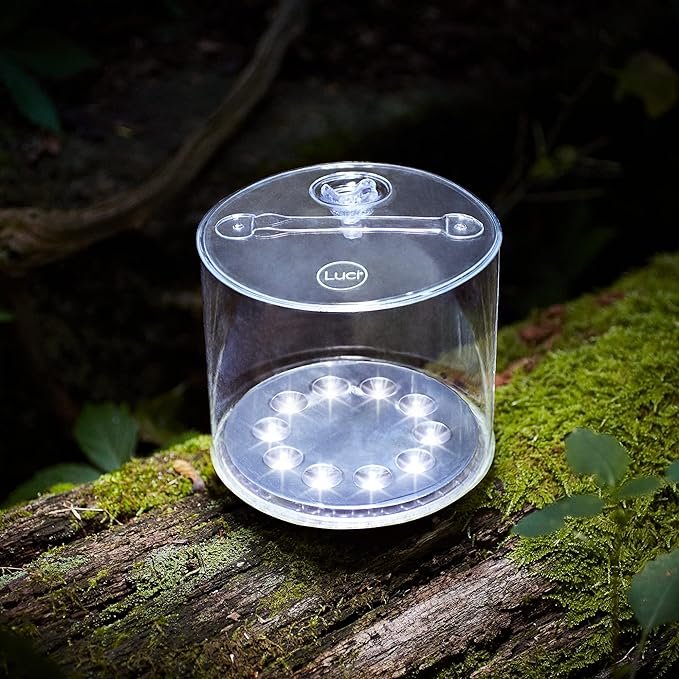 2 MPOWERD Luci Outdoor 2.0: Upgraded Solar Light | 75 Lumens, White LEDs | 24-Hour Battery Life | Solar/USB-C Rechargeable | Waterproof | Ideal for Camping, Backpacking, Travel, Emergencies