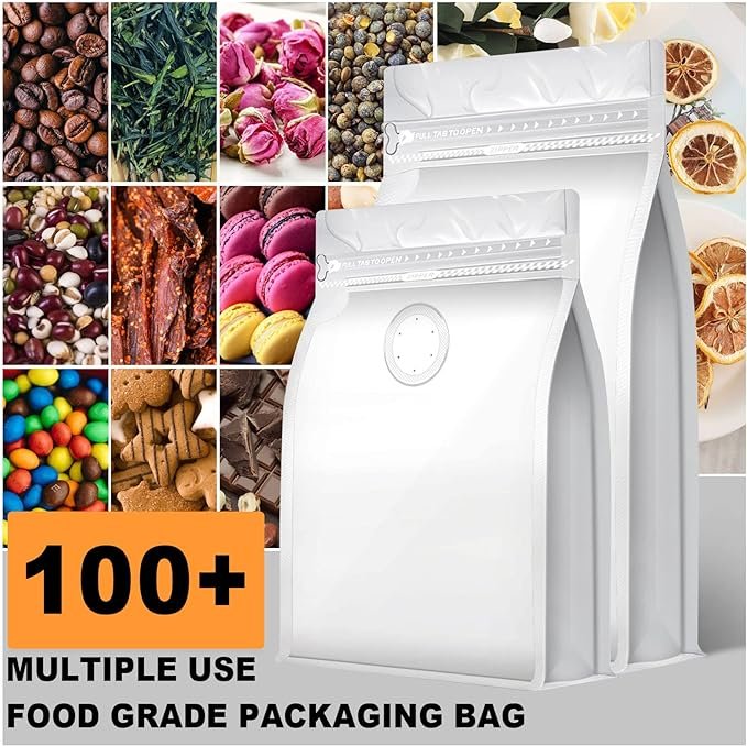 5 16oz 60pcs Valve-Equipped Brew Bags