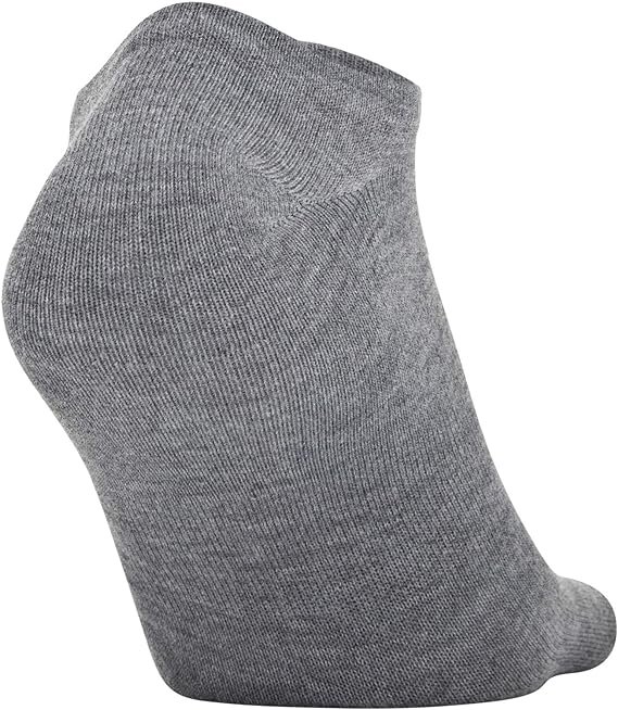 1 Men's Essential Lite No Show Socks, 6-Pack by Under Armour