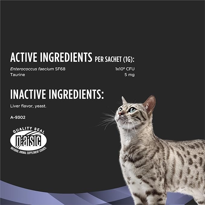 3 Purina Pro Plan Veterinary Supplements FortiFlora Cat Probiotic Supplement for Cats with Diarrhea - 30 ct. Box