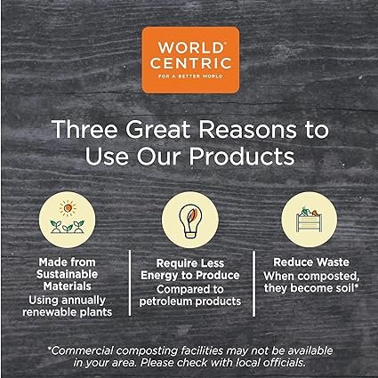 1 World Centric CUPA12 Cups, 1000 Count (Pack of 1)
