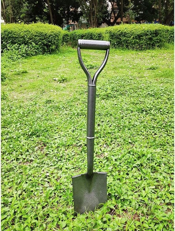 2 Z&G D-Force Digging Shovel - Compact Spade with Convenient Handle - Heavy-Duty Square Point Metal Shovel - Sturdy Straight 29.6inch Steel Spade