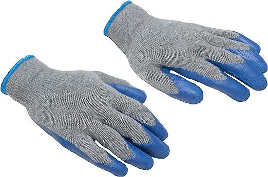 4 G & F Rubber Latex Construction and Gardening Gloves