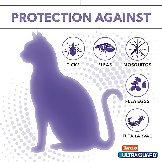 3 Hartz UltraGuard Plus Drops for Cats, Over 5-Pound