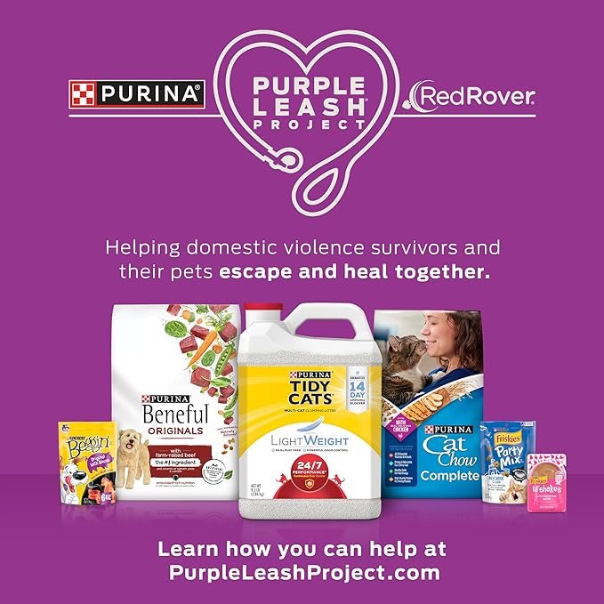 1 Purina Tidy Cats Multi Cat, Low Dust, Clumping Cat Litter, LightWeight 4-in-1 Strength - 17 lb. Box