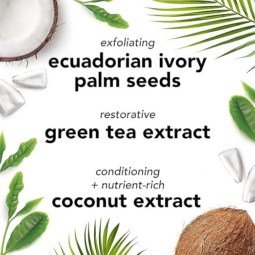 3 Mario Badescu Botanical Exfoliating Scrub for All Skin Types, Face Scrub with Ivory Palm Seeds & Green Tea Extract, Gentle Exfoliating Face Wash, 3.4 Fl Oz