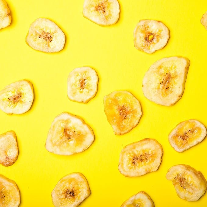4 Yupik Organic Sweetened Dried Banana Chips, 14.1 Oz, Gluten-Free, Kosher, Non-GMO, Vegan, Sliced Dried Fruits, Lightly Sweetened, Crunchy Snacks, Ideal for Baking & Topping