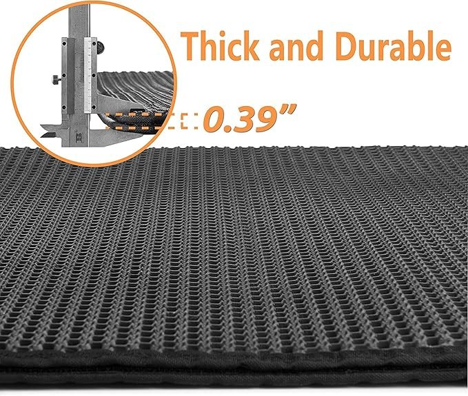3 Conlun Cat Litter Mat Cat Litter Trapping Mat, Honeycomb Double Layer Design, Urine and Water Proof Material, Scatter Control, Less Waste，Easier to Clean,Washable