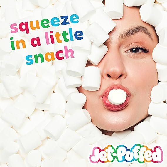 4 Jet-Puffed Vanilla Marshmallow Bits (3 oz Marshmallows Shaker)