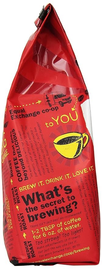 3 Equal Exchange Organic Ground Coffee, Colombian Bag, 12 Ounce (Pack of 1)