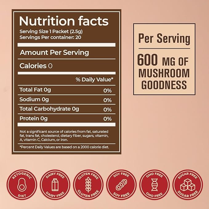4 ShroomDNA Organic Mushroom Coffee with Lions Mane and Chaga Mushrooms, Instant Coffee. Instant Focus + Clarity All Day. Vegan, Gluten Free,No Added Sugar | USDA Certified Organic (12 Count Pack)