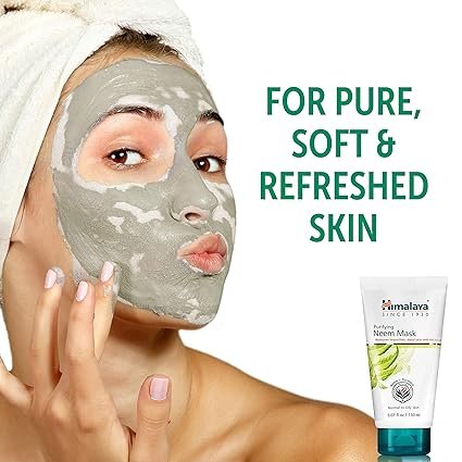 3 Himalaya Purifying Neem Mask for Deep Cleaning, to Reduce Acne & Leave a Clean, Clear Complexion, 5.07 oz