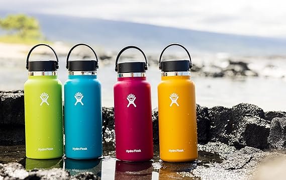 3 Hydro Flask Wide Mouth Bottle with Flex Cap