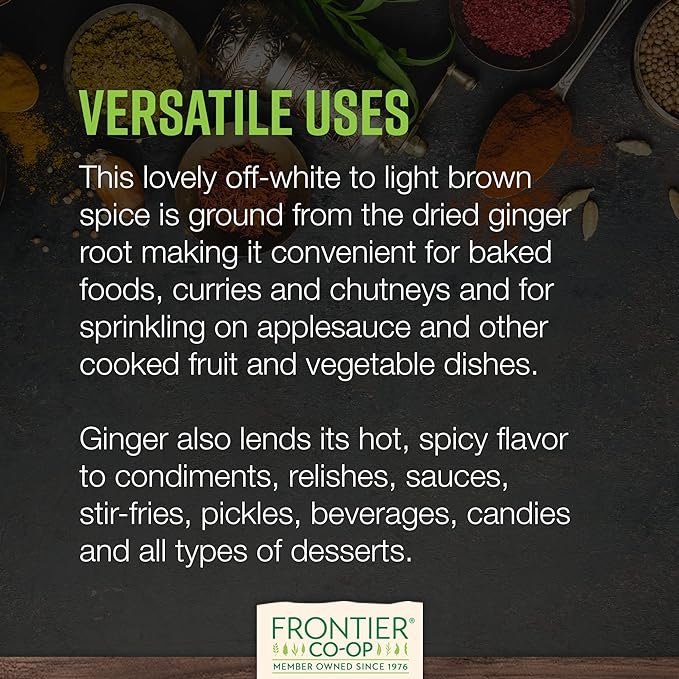 3 Organic Ginger Root Powder 4.09oz