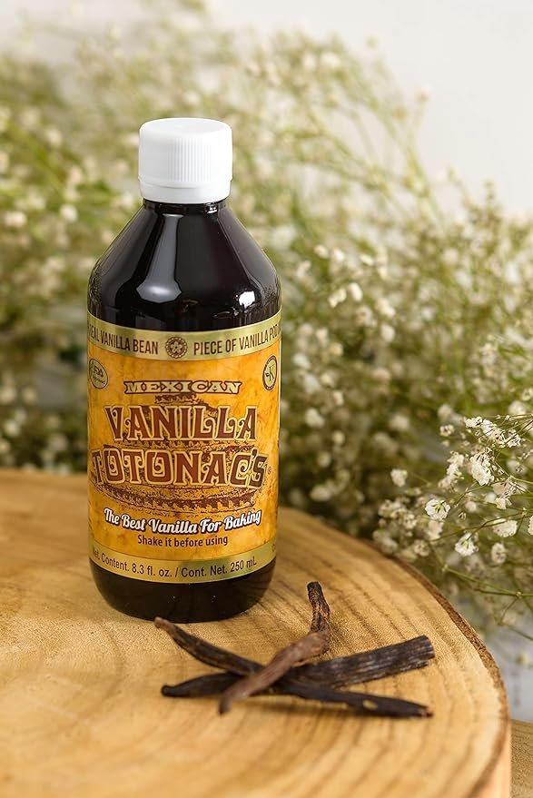 3 Totonac's Mexican Pure Vanilla Extract - 8.3 Oz (250 mL) Bottle