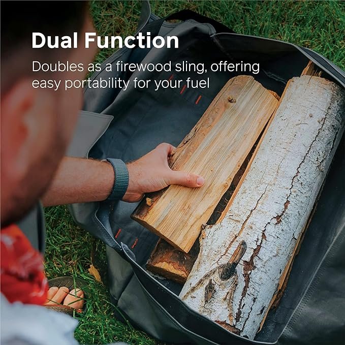 1 BioLite, FirePit Canvas Carry Bag for FirePit & Firewood, Durable & Water-Resistant
