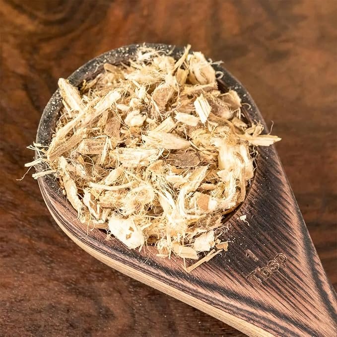 5 Cure wid Pure Organic Marshmallow Root Herb 4 Oz – Cut & Sifted Marshmallow Root Tea in Eco-Friendly Resealable Bag Versatile Choice for Herbal Tea, Marshmallow Root Powder, Tinctures & More