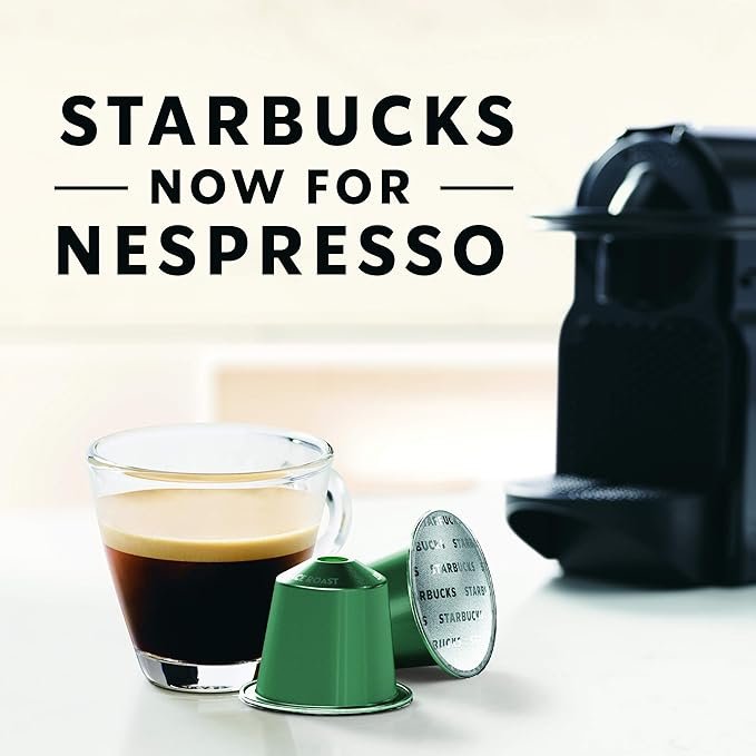 2 Nespresso Medium Roast Coffee - Pike Place Blend (50-count Nespresso Original Line compatible capsules)