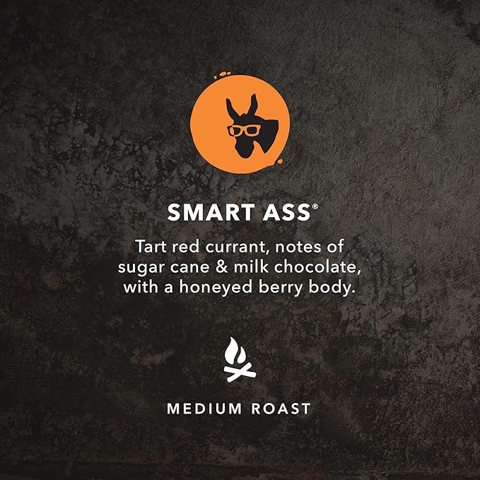 1 Kicking Horse Coffee, Smart Ass, Medium Roast, Whole Bean, 10 oz