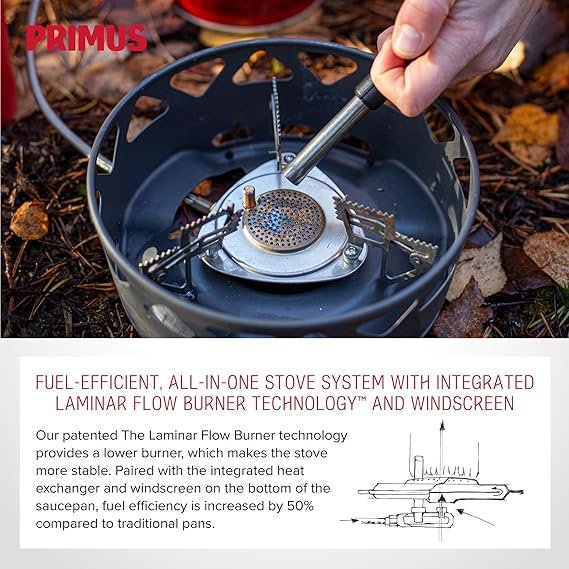 3 Primus | PrimeTech Stove System | Fuel-Efficient All-in-one Backcountry Stove System