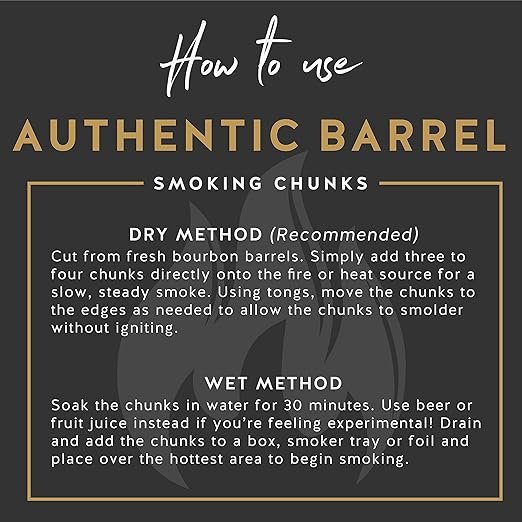 1 Midwest Barrel Company Authentic Barrel BBQ Smoking Wood (Bourbon Barrel Smoking Wood Chunks)