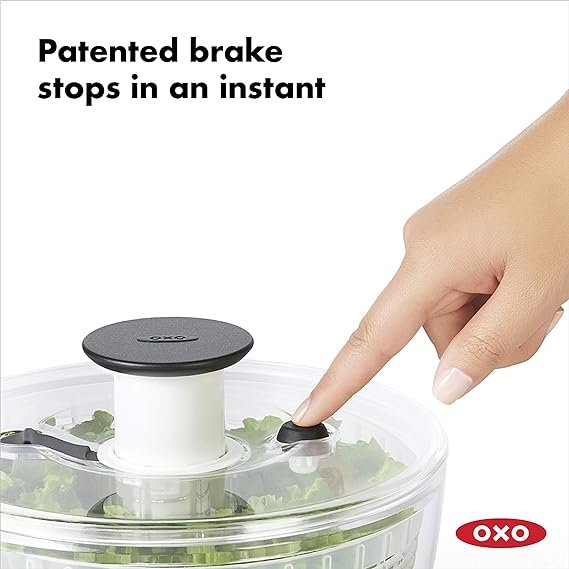 2 OXO Good Grips Large Salad Spinner - 6.22 Qt., White