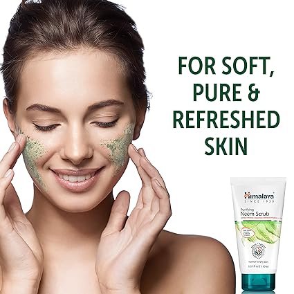 2 Himalaya Purifying Neem Scrub for a Deep Clean to Reduce Acne and Remove Dead Skin, 5.07 oz