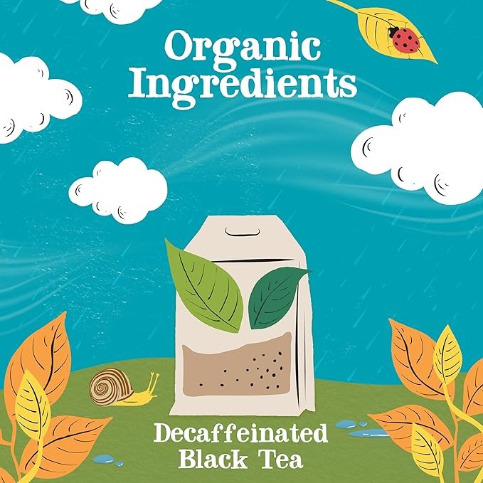 2 Clipper Tea, Organic Decaf, Plant-Based, Decaffeinated Black Tea, Great Over Ice, 1 Pack, 80 Unbleached Tea Bags
