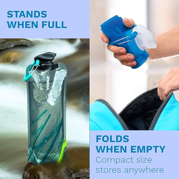 3 Vapur FlexiBottle - including Carabiner