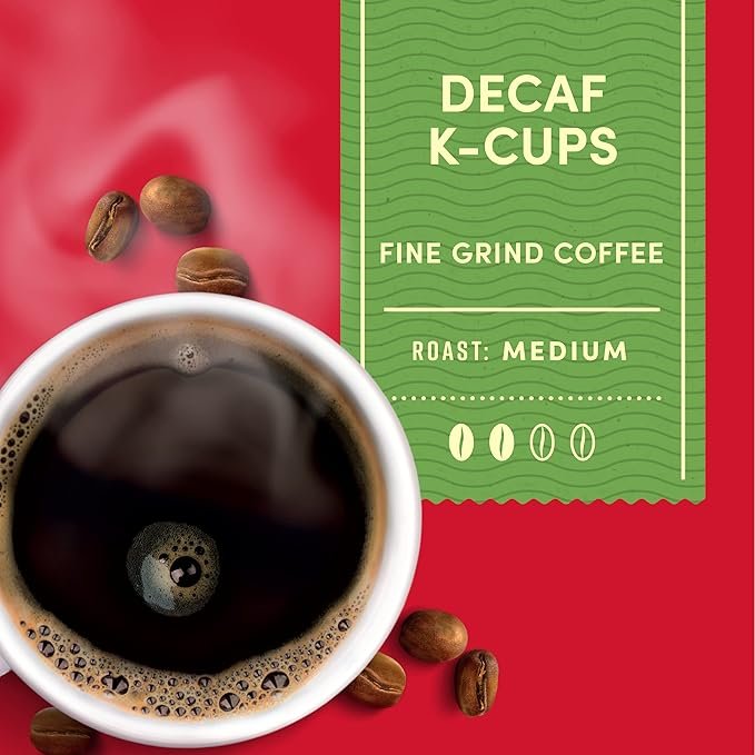 2 24ct K-Cups - Tim Hortons Decaf Medium Roast Coffee for Keurig Brewers