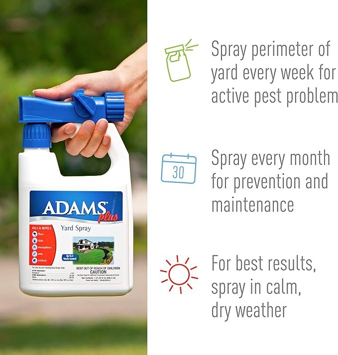 2 Adams Plus Flea & Tick Yard Spray and Home Spray