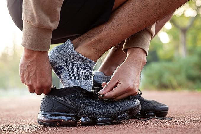 4 Men's Performance Cotton Ankle Socks