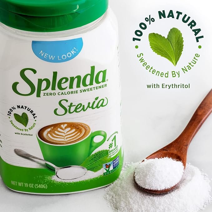 3 SteviaZero Sweetener, Natural Sugar Substitute, 19 oz Jar