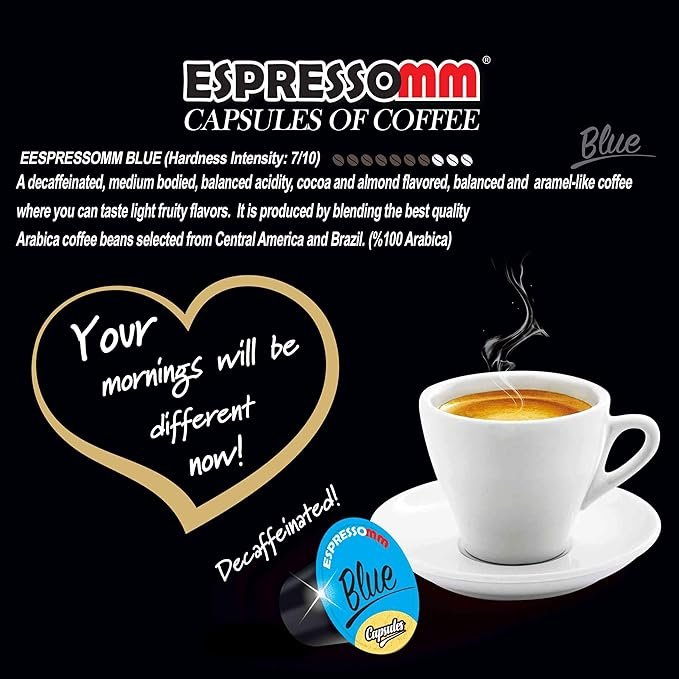 4 ESPRESSOMM Limited Edition Coffee Capsules.