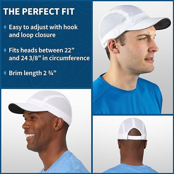 1 TrailHeads Race Day Performance Running Hat | The Lightweight, Quick Dry, Sport Cap for Men