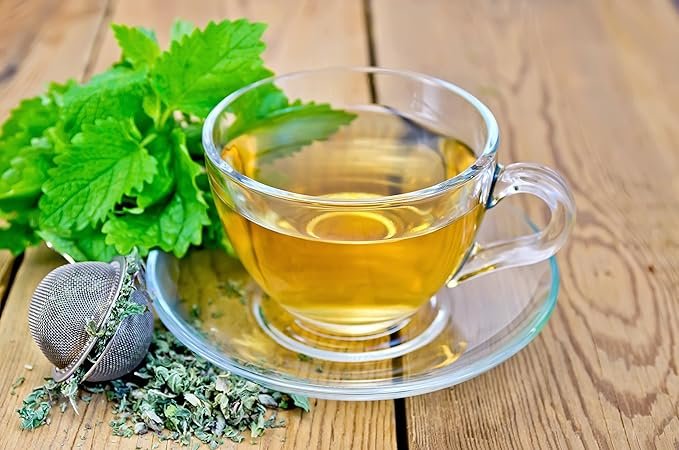 3 Lemon Balm (Herbal Tea): (Melissa Officinalis Caffeine Free) - Balm Leaf (Cut and Sifted), 1lb (16Oz) U.S. Wellness Bulk Tea