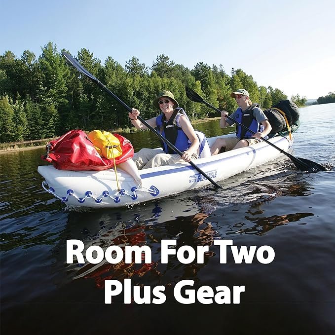 2 Portable Tandem Kayak Canoe