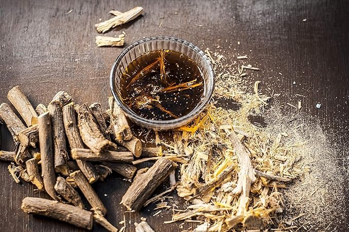 5 Licorice Root Tea 1LB (16Oz) 100% CERTIFIED Organic Licorice Root Cut and Sifted (Glycyrrhiza glabra), in 1 lbs. Bulk Resealable Kraft BPA free Bags from U.S. Wellness Naturals