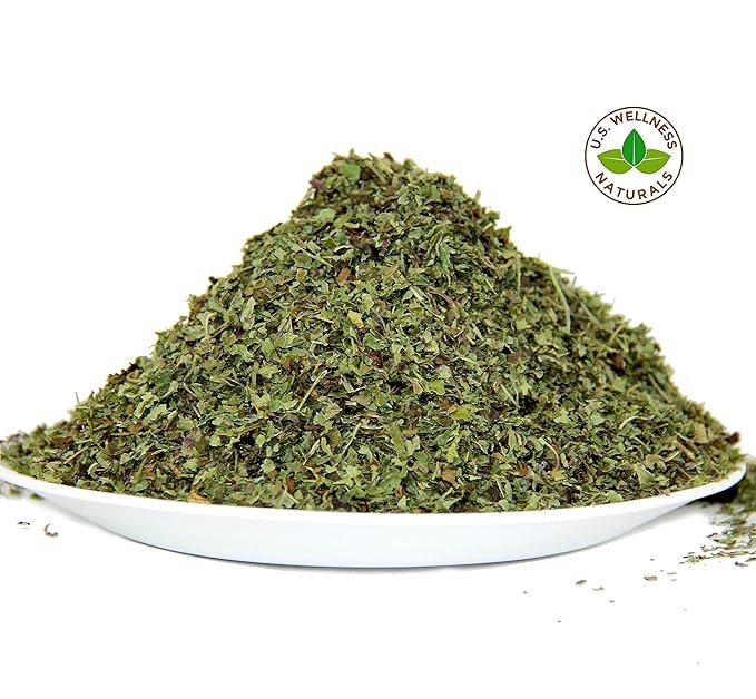 1 Lemon Balm (Herbal Tea): (Melissa Officinalis Caffeine Free) - Balm Leaf (Cut and Sifted), 1lb (16Oz) U.S. Wellness Bulk Tea