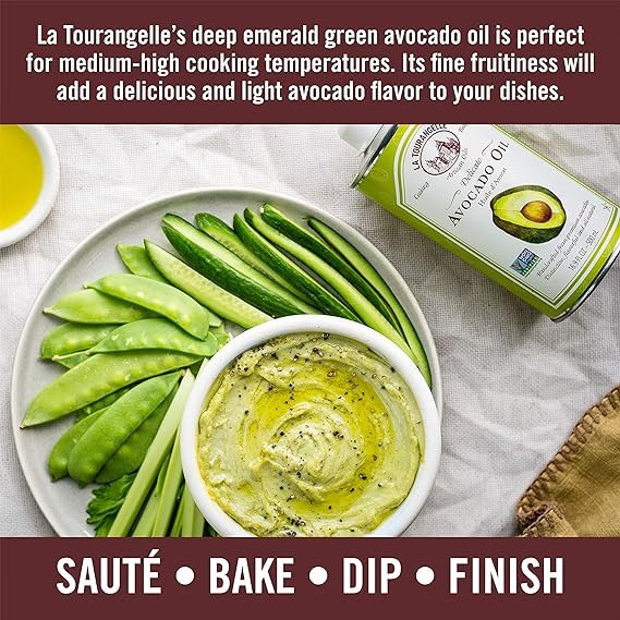 3 La Tourangelle Grapeseed Oil 25.4 Fl Oz, All-Natural, Artisanal, Great for Cooking & Avocado Oil 8.45 Fl Oz, All-Natural, Artisanal, Great for Salads, Fruit, Fish or Vegetables