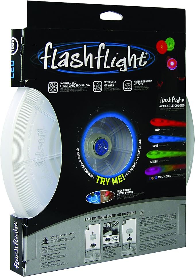 2 Nite Ize Flashflight L.E.D Light Up Flying Disc