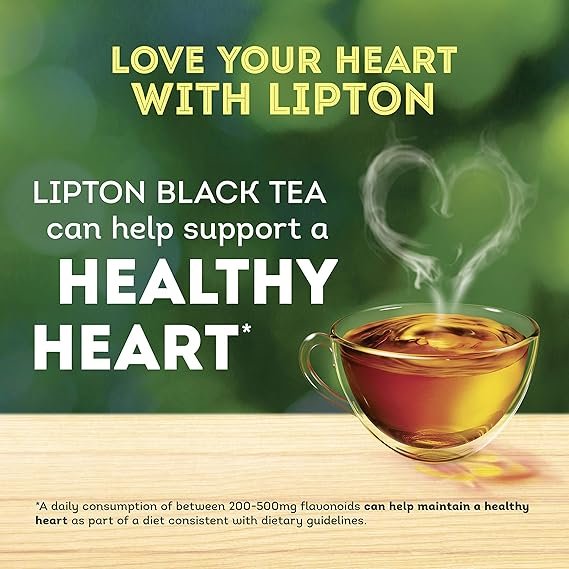 2 Lipton Tea Bags For A Naturally Smooth Taste Black Tea Iced or Hot Tea That Can Help Support a Healthy Heart 2x200 count tea bags 31.9 oz 200 Count (Pack of 2)