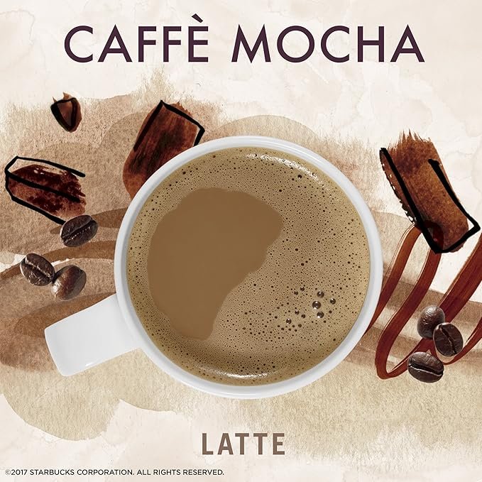 2 1 pack of Starbucks VIA Instant Mocha Caffè Latte (5 individual packets)