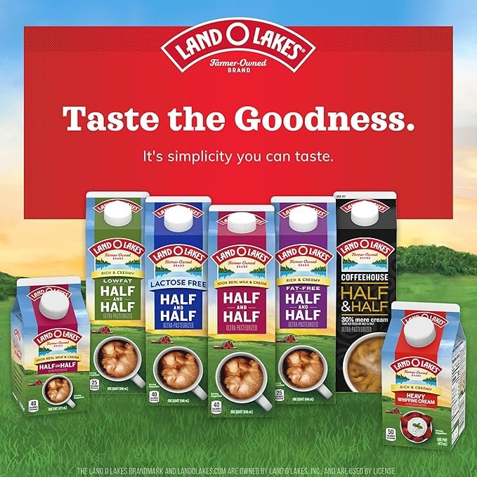 4 24 Count of Shelf-Stable Land O Lakes Mini Moo's Half And Half Creamer Singles