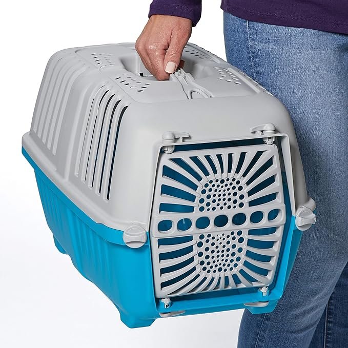 1 MidWest Homes for Pets Spree Travel Pet Carrier | Hard-Sided Pet Kennel Ideal for Toy Dog Breeds, Small Cats & Small Animals | Dog Carrier Measures 19.1L x 12.5 W x 13H - Inches