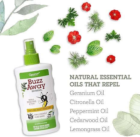 2 Extreme Bug Spray - Child-Safe, Natural Outdoor Insect Repellent - 8 Ounce