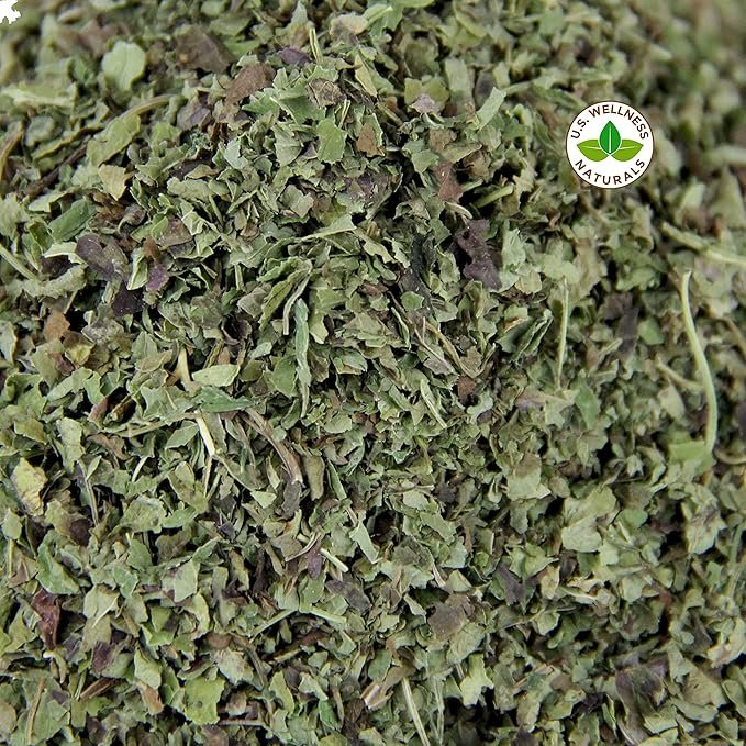 2 Lemon Balm (Herbal Tea): (Melissa Officinalis Caffeine Free) - Balm Leaf (Cut and Sifted), 1lb (16Oz) U.S. Wellness Bulk Tea
