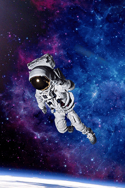  trippy space lsd galaxy astronaut GIF