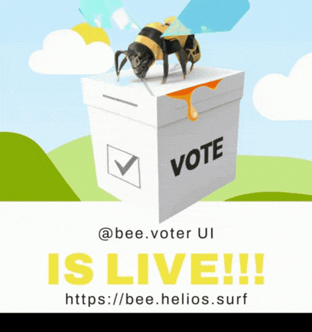 @bee.voter UI is Live at  Burn HELIOS for BEE! #hive-engine #bee #heli ...