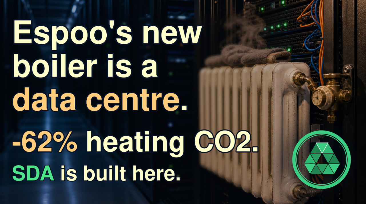 Espoo's new boiler is a data centre